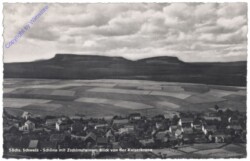 Reinhardtsdorf-Schöna, mit Zschirnsteinen, Blick von der Kaiserkrone