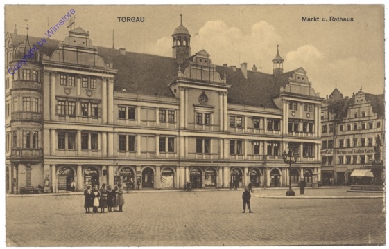 Torgau, Markt und Rathaus