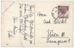 ak128254a Veilchen in Vase, Geburtstag