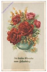 Blumenvase, Geburtstag