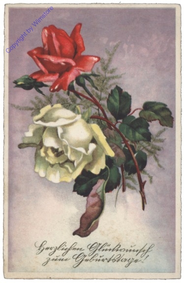 ak128267 Rosen, Geburtstag