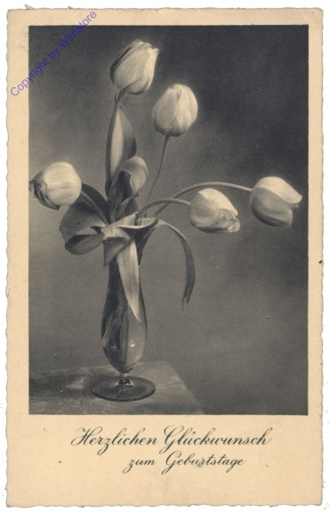 ak128271 Tulpen in Vase, Geburtstag