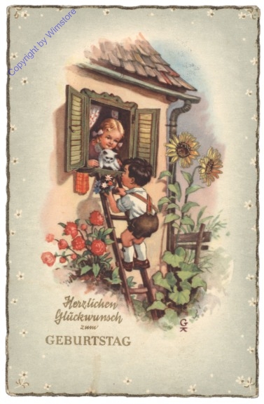 ak128272 Kinder, Geburtstag