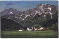 Admont, Mühlau mit Gr. Pyhrgas, Scheiblingstein