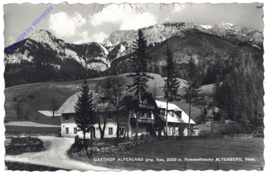 Altenberg, Gasthof Alpenland