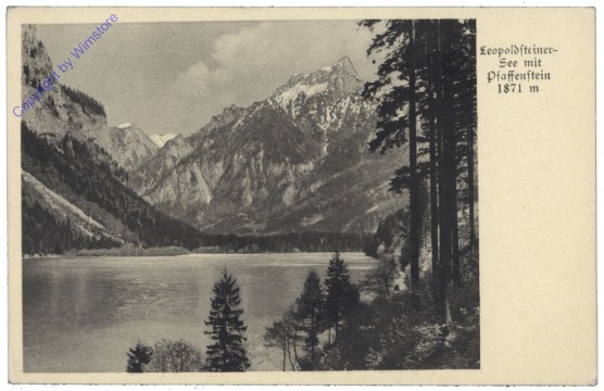 Eisenerz, Leopoldsteiner See mit Pfaffenstein