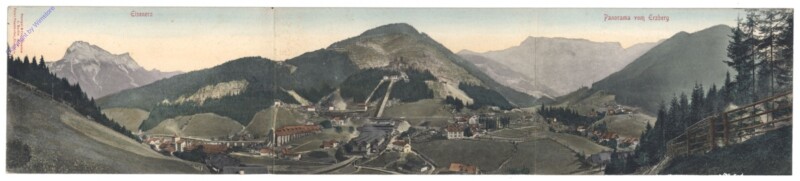 Eisenerz, Panorama vom Erzberg