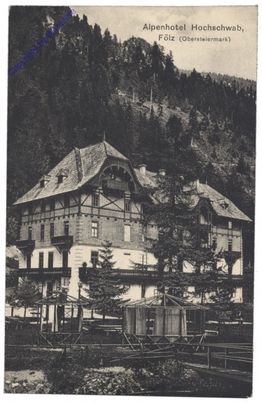 ak128526 Fölz, Alpenhotel Hochschwab