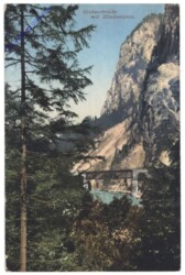 Gesäuse, Gesäusebrücke mit Himbeerstein