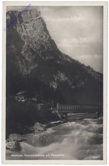 Gesäuse, Kummerbrücke mit Planspitze
