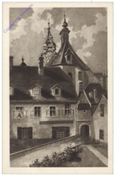 Graz, Meßnergasse mit Stadtpfarrkiche