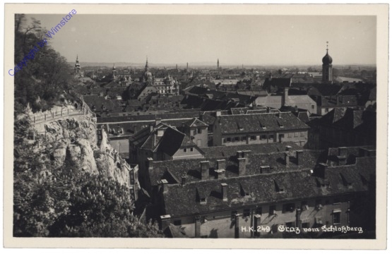 Graz, vom Schlossberg