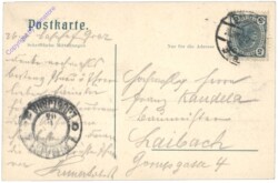Graz, Partie mit Schlossberg