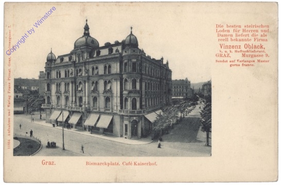 Graz, Bismarckplatz, Café Kaiserhof