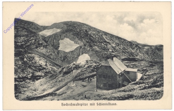 Hochschwab, Hochschwabspitze mit Schiestelhaus