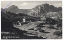 Hochschwab, Sonnschienhütte mit Ebenstein u. Graserwand