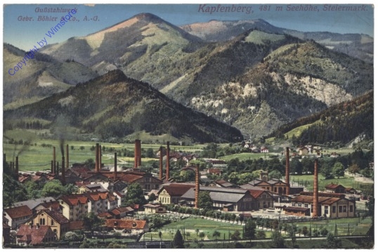 Kapfenberg, Gußstahlwerk Gebr. Böhler & Co., AG
