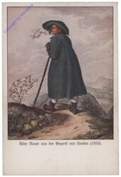 Leoben, Alter Bauer aus der Gegend von Leoben (1810)