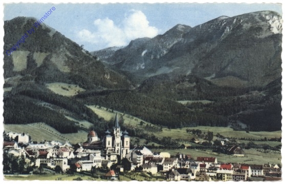 ak129105 Mariazell, mit Student und Tonion