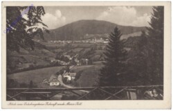 Mariazell, Blick vom Erholungsheim Zukunft
