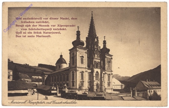 ak129111 Mariazell, Hauptplatz mit Gnadenbasilika