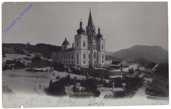 ak129122 Mariazell, Ortsansicht