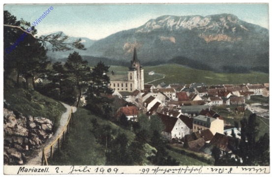 ak129123 Mariazell, Ortsansicht