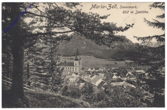 ak129131 Mariazell, Ortsansicht