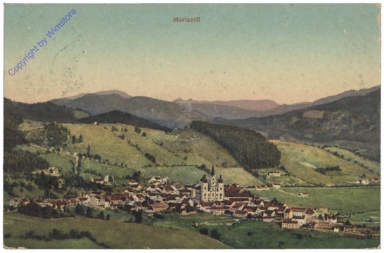 ak129203 Mariazell, Ortsansicht