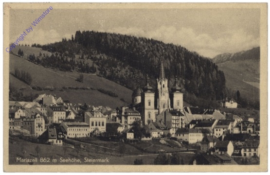 ak129205 Mariazell, Ortsansicht