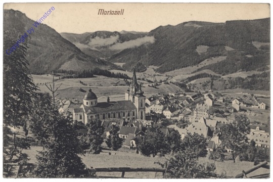 ak129206 Mariazell, Ortsansicht