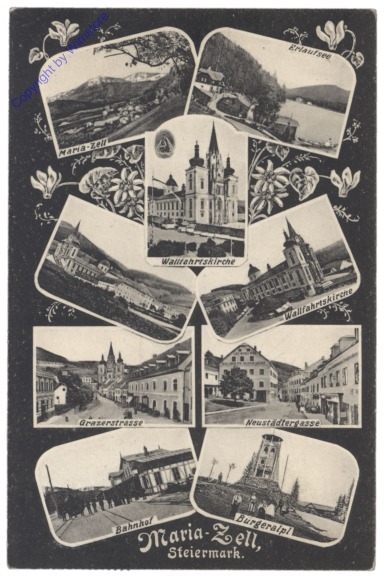 ak129217 Mariazell, Multiansicht