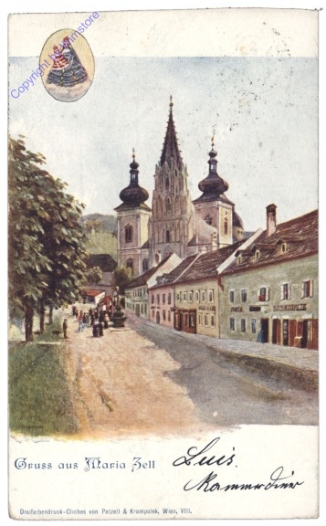 ak129231 Mariazell, Gruss aus