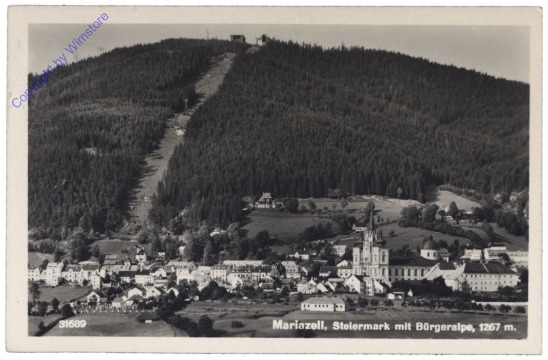 ak129275 Mariazell, mit Bürgeralpe