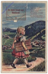 Mariazell, Mädchen am Weg nach Mariazell