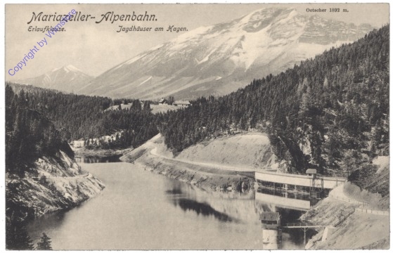 Mariazellerbahn, Erlaufklause, Jagdhäuser am Hagen