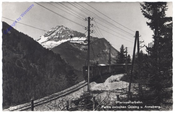 Mariazellerbahn, Partie zwischen Gösing und Annaberg