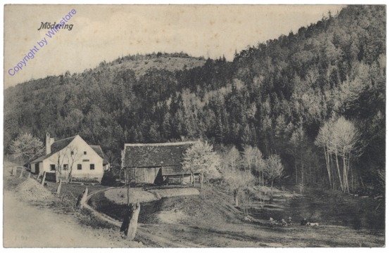 ak129315 Mödering, Ortsansicht