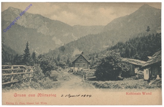 ak129327 Mürzsteg, Kohlmais Wand