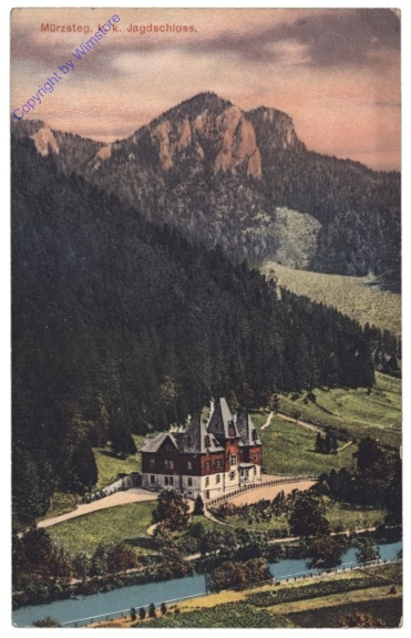 ak129328 Mürzsteg, k.k. Jagdschloss