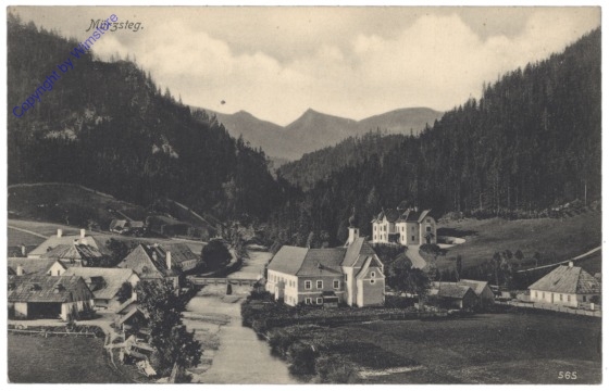 ak129338 Mürzsteg, Ortsansicht