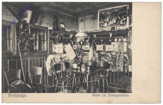 Pretulalpe, Stube im Roseggerhaus