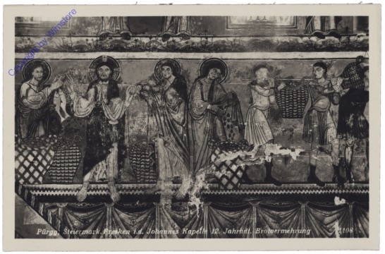 Pürgg, Fresken i.d. johannes Kapelle: Brotvermehrung