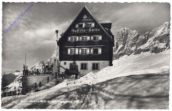 Ramsau, Austriahütte mit Dachstein