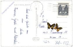 Ramsau, Austriahütte mit Dachstein gegen Südwände