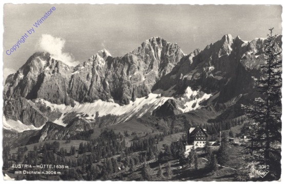 ak129487 Ramsau, Austriahütte mit Dachstein