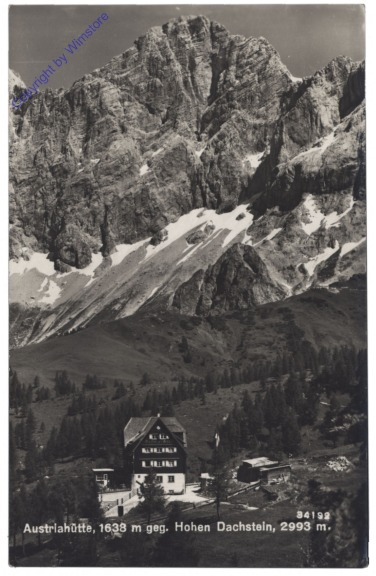 ak129488 Ramsau, Austriahütte geg. Hohen Dachstein
