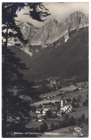 ak129493 Ramsau, mit Dachstein