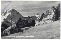 Ramsau, Austriahütte mit Rettenstein u. Bischofsmütze