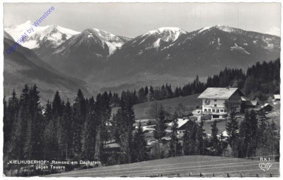 ak129501 Ramsau, Kielhuberhof, gegen Tauern
